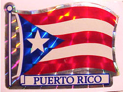  Puerto Rico Bumper Sticker with the flag of Puerto Rico, Bandera Puerto Rico at elColmadito.com